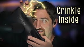 ASMR Binaural Crinkle Tapping Satisfying Trigger #SleepAid