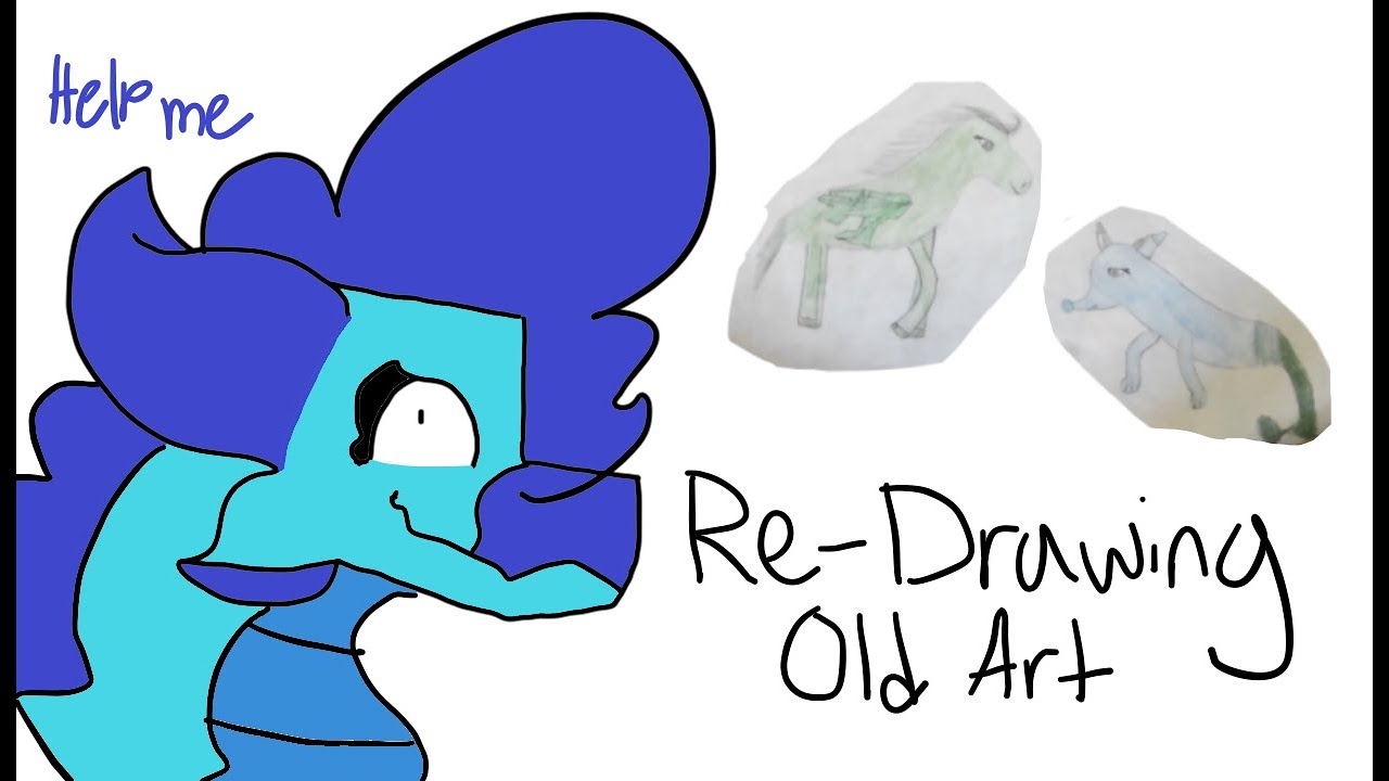 Re Drawing Old Art Youtube