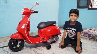 The POWER Wheels Ride on Scooter Unboxing And Assembling Bike Ashar Vlogs !!