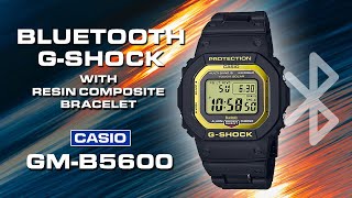 Casio GW-B5600 - Bluetooth-Enabled G-Shock with a Sweet Resin Composite Bracelet!