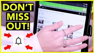 How To Comment and Turn On Notifications on YouTube!