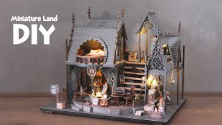 [4K] Luna Magic House || DIY Miniature Dollhouse Kit - Relaxing Satisfying Video