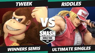 SWT NA East RF Winners Semis - Tweek (Donkey Kong) Vs. Riddles (Terry) Smash Ultimate Tournament