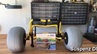 Suspenz DLX Ballon Sand Kayak Cart