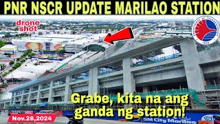 Grabe,kita na ang ganda! PNR NSCR UPDATE MARILAO STATION|BULACAN| Nov.28|build better more