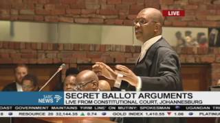 Adv Dali Mpofu   Closing Argument on the ConCourt Secret Ballot Application