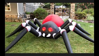 Gemmy 14-ft Airblown Projection Giant Spider Inflatable - Unboxing/Inflation/Review!