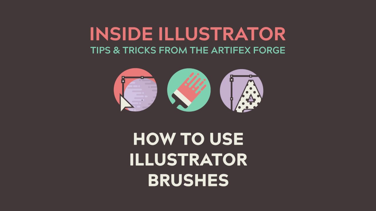 How To Use Illustrator Brushes Youtube
