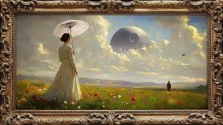 Vintage Star Wars in style of Claude Monet | 4K Framed Art Screensaver | 2 Hours - no sound