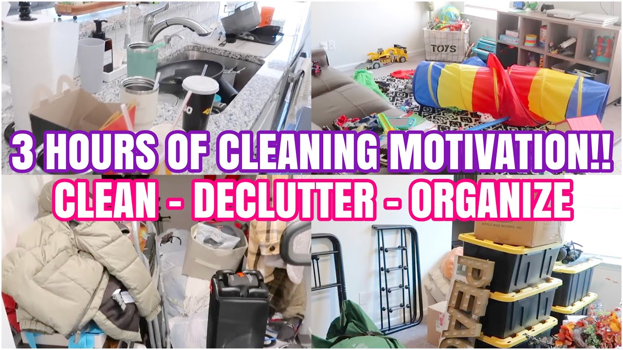 New Extreme 3 Hour Cleaning Marathon Declutter Organize Deep