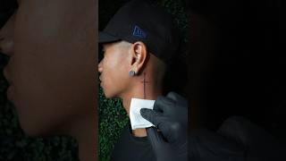 First neck tattoo