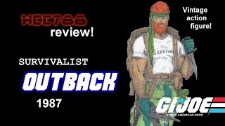 HCC788 - 1987 OUTBACK - Survivalist - Vintage G.I. Joe toy review!