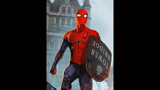cartoon Spiderman vs real Spider-Man#short# marvel # YouTube mix # ytshort