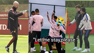 Sad!! Manchester United star BEGS to stay after Erik Ten Hag readies to OFFLOAD him in the summer...