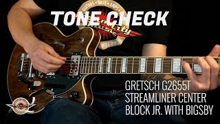 TONE CHECK: Gretsch G2655T Streamliner Center Block Jr. Guitar Demo |  NO TALKING