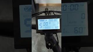 Mountain ebike large HD LCD display 's function