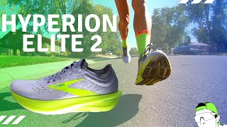 BROOKS Hyperion Elite 2 Marathon Racing Shoe | Carbon Fiber Plate Racing Shoe