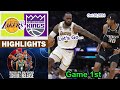 Lakers vs Kings  GAME 1st QTR HIGHLIGHTS | October 26, 2024 | 2024-2025 NBA Season Highlights