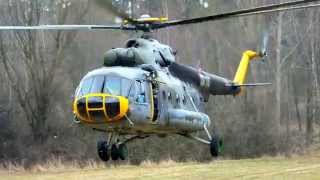 Mi-17 helicopter landing