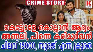 ഉത്ര മോഡൽ ലോകത്താദ്യം, ഉത്ര ഉറങ്ങിയപ്പോൾ കരിമൂർഖനെ എടുത്ത് 2 തവണ കൊത്തിച്ചു uthra case| karma news