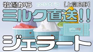 ミルクの生産者がつくる、gelatripのジェラート!!食べてきたよ！