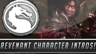 Mortal Kombat X: All Unique Revenant Character Intros/Interactions Dialogue! (Mortal Kombat 10)