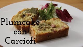 Plum cake with artichokes