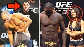 The most awkward moments in UFC history! 😂 #Shorts