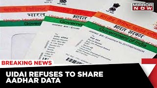 Why UIDAI Not Sharing Aadhar Data For Criminal Identification? The Big Focus | Mirror Now