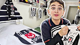 EFE'NİN ODASINI BEŞİKTAŞ ODASINA ÇEVİRDİK!! İMZALI FORMAYI GÖRÜNCE ŞOK OLDU!!