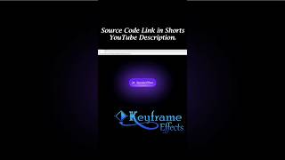 On Hover Sparkle Button Effect Using HTML CSS & JavaScript #shorts