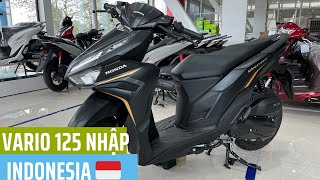 Vario 125 nhập khẩu Indonesia. Review Vario 125 bản đặc biệt màu đen#vario #vario125 #varioindonesia