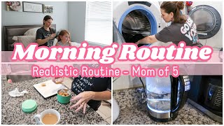 REALISTIC MORNING ROUTINE SPRING 2023 | PRODUCTIVE MOM OF 5 MORNING ROUTINE