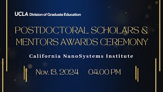 2024 Postdoctoral Scholars and Mentors Awards Ceremony