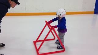Learn to ice skate safer and sooner on Balance Blades beginner kids skates