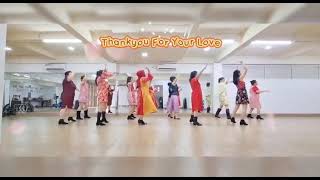 Thank you for Your Love  - Line Dance/Intermediate/40c 2w/Choreo: Heru Tian  & Erni Jasin(INA)/by DL