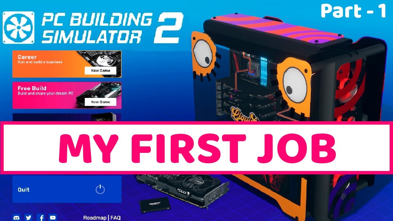 PC Building Simulator 2 Part 1 Gameplay | First Job | Pc Building ...