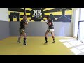 counter with a low kick by karim ghajji