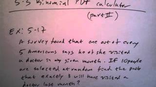 5 3 Binomial exactly one value PDF