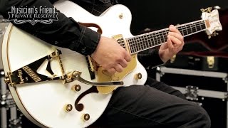 Gretsch Guitars G6139T-CBDC White Falcon Center Block Double Cutaway with Bigsby Electric Guitar