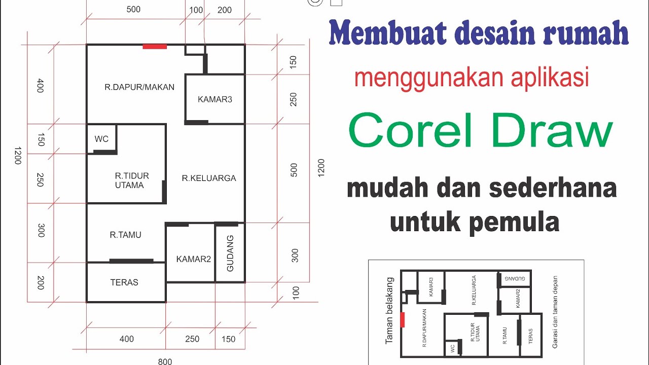 80 Gambar Desain Rumah Corel Draw Yang Harus Kamu Coba