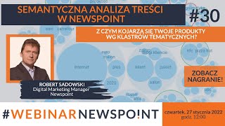 Semantyczna analiza treści - Webinar Newspoint