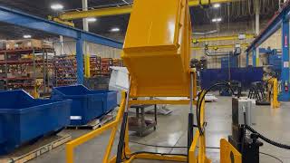 Perkins Model #D7510 Industrial Bin Lifter/Dumper for Foam Tilt Trucks!