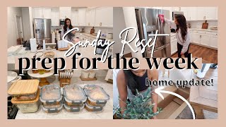 SUNDAY PREP FOR THE WEEK WITH ME | MEAL PREP \u0026 CLEANING MOTIVATION // LoveLexyNicole