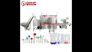 10混1和20混1核酸病毒诊断试剂采样管灌装机Vtm Test Reagent Tube Filling Capping Machine