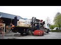 Loading the truck ready for a Polin Oven installation @ Brook Food, Bakery Equipment