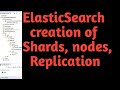 creation of shards,replica,nodes,index