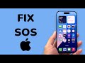How To Fix SOS On iPhone?