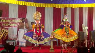 Kathakali at Virutanam devi temple. Virutanam pooram.