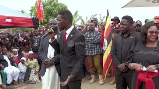 President Kyagulanyi speech at the burial of Hon. Patrick Nsamba's Dad in Kassanda.